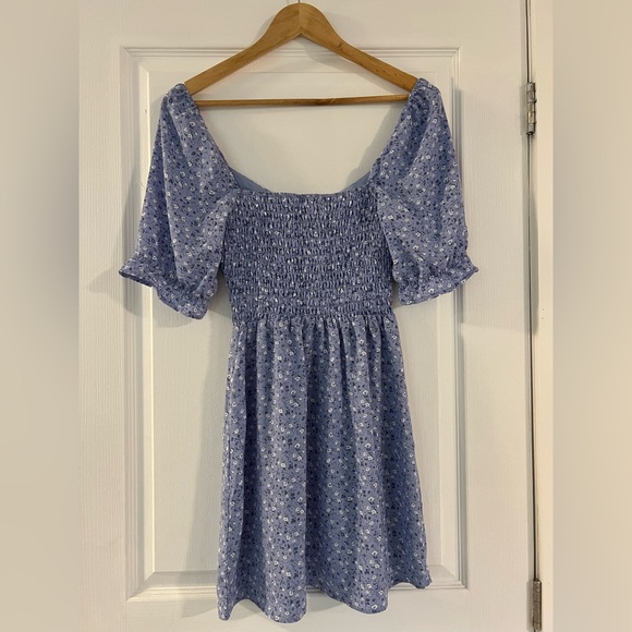 Abercrombie and Fitch Blue Babydoll Dress - Picture 4 of 4